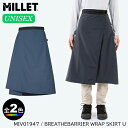 (R)ミレー MIV01947 ブリーズバリヤーラップスカート(ユニセックス)/BREATHER WRAP SKIRT U【登山】【トレッキング】【キャンプ】【防水スカート】【レインスカート】【雨具】【レインウェア】【ウィメンズ】【レディース】【女性用】【LaLa】