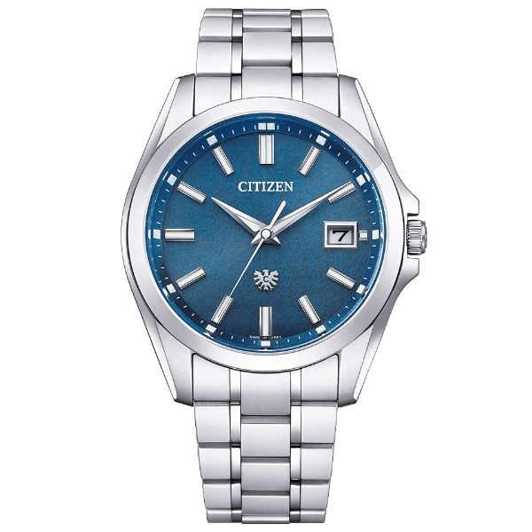 国内正規品　CITIZEN シチズン　THE CITIZEN　ザ・シチズン　藍染和紙文字盤　ジャパンブルー　高精度エコ・ドライブ　チタン　腕時計　ウォッチ　男性　メンズ　ザシチズン　【AQ4091-56M】