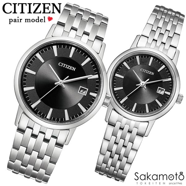 CITIZEN シチズン CITIZEN COLLECTION シチズンコレクション 腕時計 ウォッチ エコ・ドライブ PairWatch ペアウォッチ プレゼント ギフト カップル 夫婦 記念日 誕生日 お祝い【2本での価格】【BM6770-51G&EW1580-50G】
