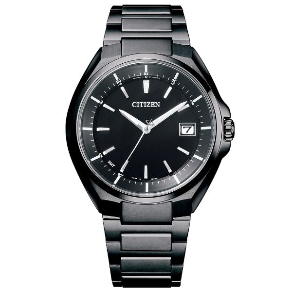 金沢 時計職人の店 さかもとのCITIZEN シチズン　ATTESA アテッサ　エコ・ドライブ電波時計　ワールドタイム機能　ブラックチタン™シリーズ　腕時計　ウォッチ　男性　紳士　メンズ　【CB3015-53E】｜アングル2