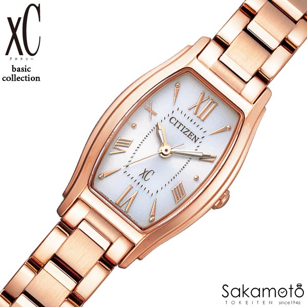 CITIZEN シチズン xC クロスシー basic collection エコ・ドライブ 腕時計 ウォッチ 女性 婦人 レディース 【EW5543-54A】