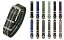 【TYPE NATO LX】腕時計 バンド ストラップ NATO ナイロン 高級素材 ポリアミド素材【ネコポス送料無料】