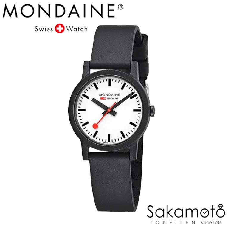 モンディーン 国内正規品【MONDAINE(モンディーン)】【essence(エッセンス)シリーズ】ホワイトダイヤル　32ミリケース　クォーツ　腕時計 シンプル 【MS1.32110.RB】AL