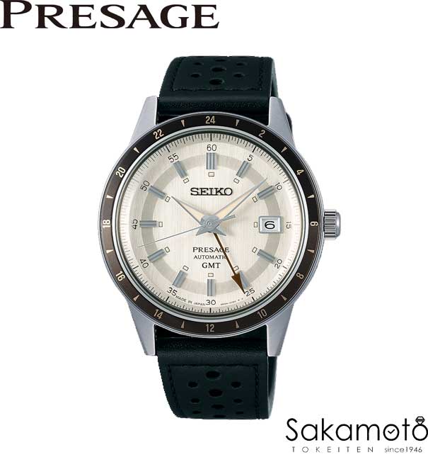 【2023.5.26発売】正規品セイコーSEIKO プレサージュ【PRESAGE】自動巻きプレザージュ メカニカル 腕時計 メンズ Style60 039 s GMTモデル Journey on the road【プレゼント】日本製【SARY231】