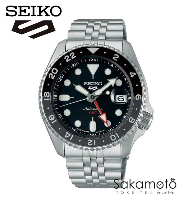 ファイブスポーツ 正規品　SEIKO【セイコー】セイコー5 スポーツ SEIKO 5 SPORTS 自動巻き メカニカル 流通限定モデル GMT 腕時計 メンズ セイコーファイブ スポーツ SKX Sports 【SBSC001】AE