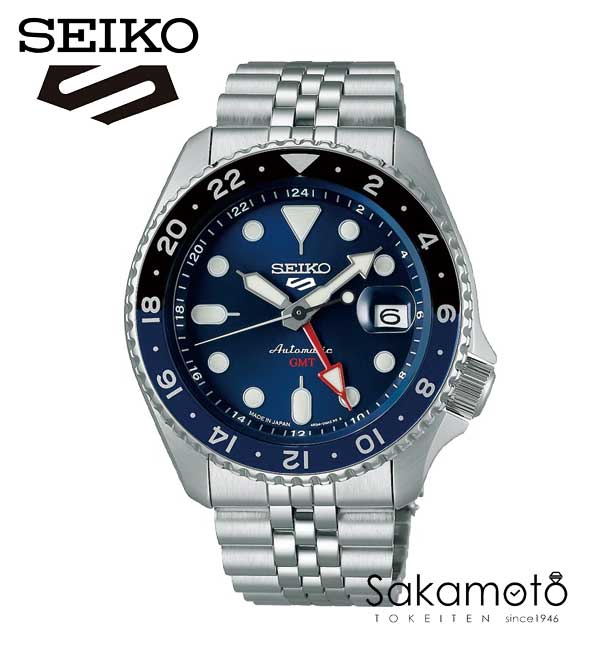 セイコーファイブ 正規品　SEIKO【セイコー】セイコー5 スポーツ SEIKO 5 SPORTS 自動巻き メカニカル 流通限定モデル GMT 腕時計 メンズ セイコーファイブ スポーツ SKX Sports 【SBSC003】