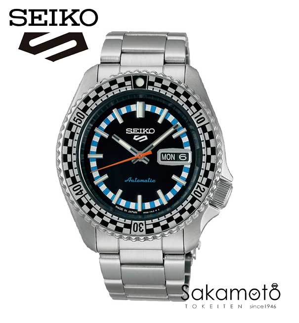 セイコーファイブ 腕時計（メンズ） 【2024年02月09日発売】セイコー5 スポーツ SEIKO 5 SPORTS レトロカラーコレクション2 Special Edition　自動巻き メカニカル 流通限定モデル腕時計 セイコーファイブ スポーツ SKX Sports　ブラック文字盤【SBSA245 】