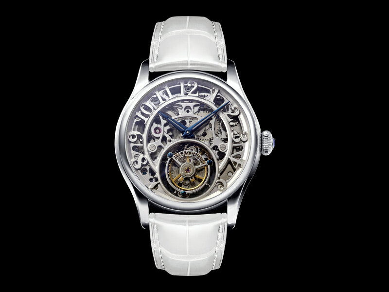 【ショッピングローン36回まで無金利】国内正規品MEMORIGIN【メモリジン】トゥールビヨン専門メーカー「Liberty　リバティ」シリーズ　　40ミリ　40時間　フルスケルトンモデル　手巻き【4894379430942】