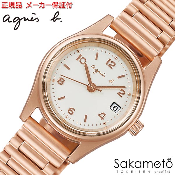 アニエスベー ソーラー腕時計 レディース 【2023年10月7日発売】agnes b.　アニエスベー　腕時計　ウォッチ　SOLAR　ソーラー　FEMME　ファム　女性　婦人　レディース　【FCSD986】