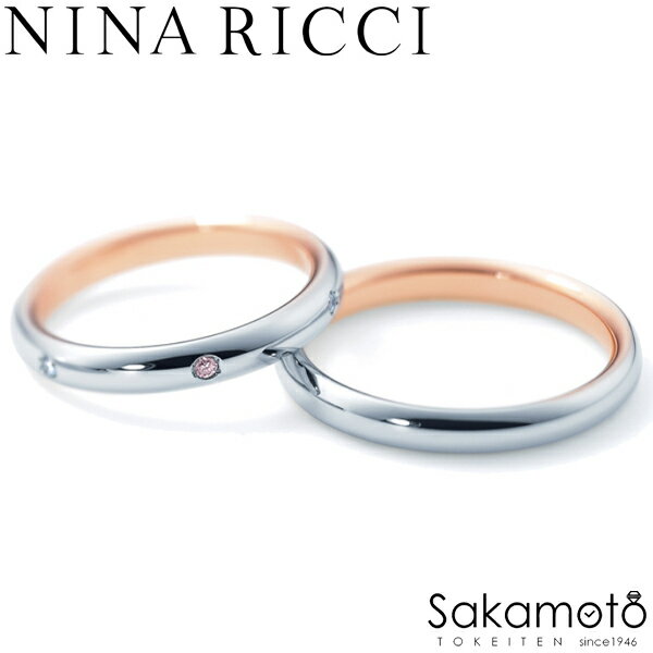 NINA RICCI　ニナリッチ　指輪　リング　結婚指輪　Bridal　ブライダル　Marriage ring　マリッジリング　Wedding Ring　ウェディングリング　Pair Ring　ペアリング　結婚　ペア　お揃い　カップル　夫婦　記念　アニバーサリー【6RL922&6RMP03】