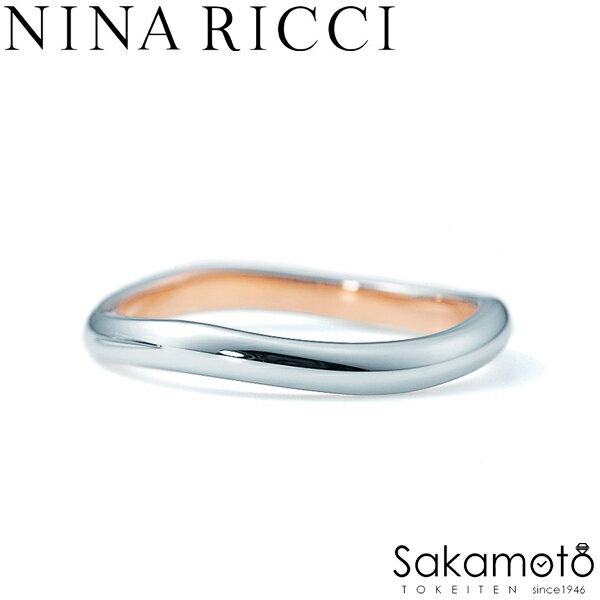 NINA RICCI　ニナリッチ　指輪　リング　結婚指輪　Bridal　ブライダル　Marriage ring　マリッジリング　Wedding Ring　ウェディングリング　Pair Ring　ペアリング　結婚　ペア　お揃い　カップル　夫婦　記念　アニバーサリー【6RL923】（1本）