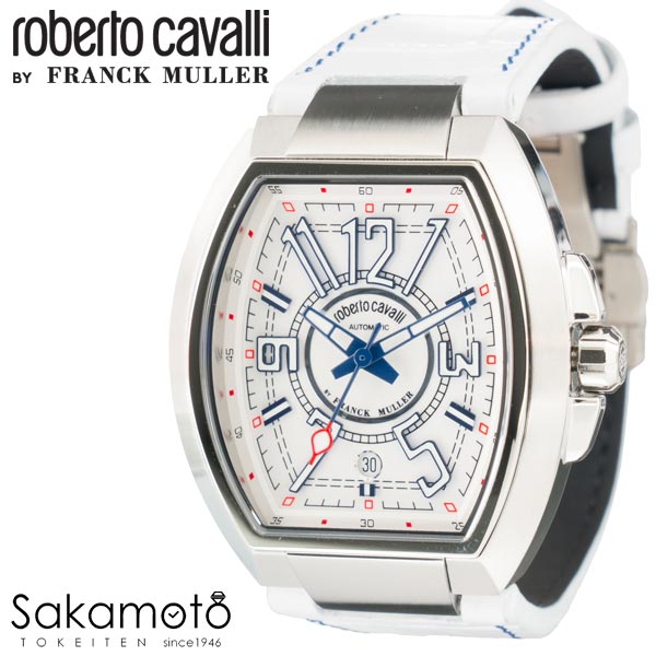 国内正規品　roberto cavalli BY FRANCK MULLER　ロベルトカヴァリ バイ フランクミュラー　腕時計　ウォッチ　自動巻き　メンズ　男性　紳士　【RV1G207L0021】