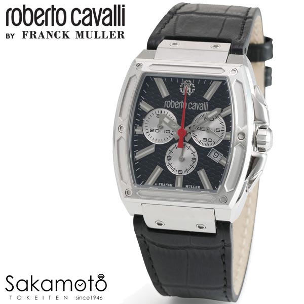 国内正規品　roberto cavalli BY FRANCK MULLER　ロベルトカヴァリ バイ フランクミュラー　腕時計　ウォッチ　クォーツ　メンズ　男性　紳士　【RV1G157L0021】