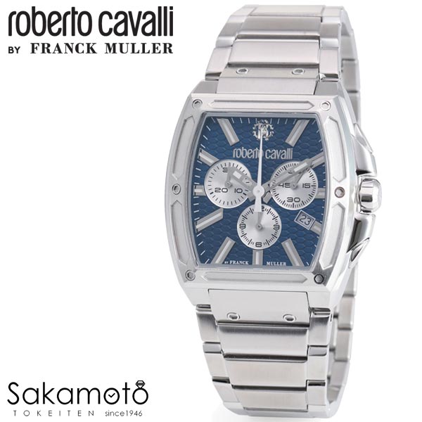 国内正規品 roberto cavalli BY FRANCK MULLER ロベルトカヴァリ バイ フランクミュラー 腕時計 ウォッチ クォーツ メンズ 男性 紳士 【RV1G157M0051】