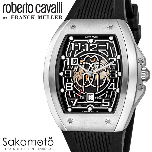 国内正規品 roberto cavalli BY FRANCK MULLER ロベルトカヴァリ バイ フランクミュラー 腕時計 ウォッチ 自動巻き メンズ 男性 紳士 【RV1G205P1031】