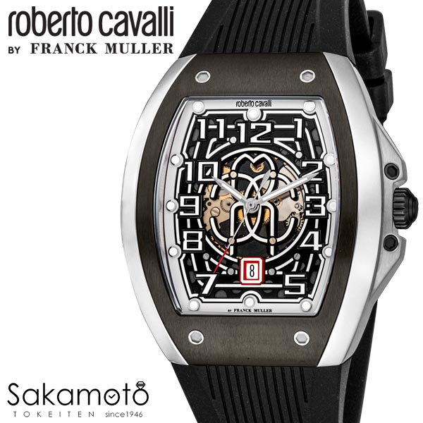 国内正規品　roberto cavalli BY FRANCK MULLER　ロベルトカヴァリ バイ フランクミュラー　腕時計　ウォッチ　自動巻き　メンズ　男性　紳士　【RV1G205P1041】