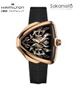 正規品ハミルトンHAMILTON【ベンチュラ】【メンズ】Elvis80 スケルトン ドラゴン 自動巻き ピンクGOLD【男性用】【H24525332】