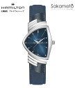 正規品ハミルトンHAMILTON【ベンチュラ】ブルー文字盤 革ストラップ【メンズ】【男性用】【H24411942】