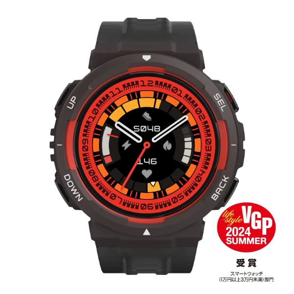 正規品　Amazfit（アマズフィット）　Active Edge（アクティブ エッジ）　46mm　スマートウォッチ　 運動　スポーツ　着信通知　健康管理　ロングバッテリー　10気圧防水　iPhone / Android 対応　P170067