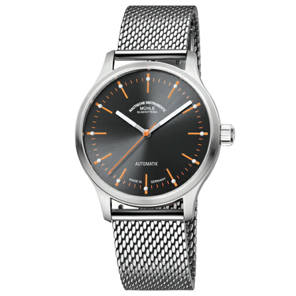 Mühle Glashütte　ミューレグラスヒュッテ　Panova　パノヴァ　Panova Grey　自動巻き　40ミリケース　腕時計　ウォッチ　ドイツ製　メンズ　男性　紳士　国内正規品　【M1-40-75-MB-II】