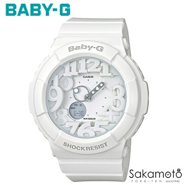 国内正規品カシオ Baby-G　ファッションに合わせやすいモノカラー　オールホワイト　ネオンイルミネーター　レディースウォッチ　女性用　【送料無料】【BGA-131-7BJF】