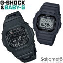 G-SHOCK 仕様 ケースサイズ（縦×横×厚さ） 46.7 × 43.2 × 12.7 mm 質量 52 g ケース・ベゼル材質 樹脂 バンド 無垢バンド コンポジットバンド（メタル/樹脂） ワンプッシュ三つ折れ式中留 構造 耐衝撃構造（ショックレジスト） 防水性 20気圧防水 時刻修正 電波時計 日本・北米・ヨーロッパ・中国地域対応 MULTIBAND6 使用電源・電池寿命 タフソーラー（ソーラー充電システム） 外装 ガラス 無機ガラス 表面加工 ブラックIP（イオンプレーティング） バンド装着可能サイズ 150～205mm 時計機能 ワールドタイム ワールドタイム5本：世界48都市（31タイムゾーン）＋UTC（協定世界時）の時刻表示、ホームタイムの都市入替機能付き ストップウオッチ ストップウオッチ（1/100秒（1時間未満）／1秒（1時間以上）、24時間計、スプリット付き） タイマー タイマー（セット単位：1秒、最大セット：24時間、1秒単位で計測） アラーム/時報 時刻アラーム5本（1本のみスヌーズ機能付き）・時報 ライト LEDバックライト（フルオートライト、スーパーイルミネーター、残照機能、残照時間切替（1.5秒/3秒）付き） ライトカラー LED：ホワイト カレンダー フルオートカレンダー 操作音ON/OFF切替機能 操作音ON/OFF切替機能 パワーセービング機能 パワーセービング機能（暗所では一定時間が経過すると表示を消して節電します） バッテリー表示/警告 バッテリーインジケーター表示 駆動時間 フル充電時からソーラー発電無しの状態での駆動時間 機能使用の場合：約10ヵ月 パワーセービング状態の場合：約22ヵ月 精度 ※電波受信が行われない場合は、通常のクオーツ精度（平均月差±15秒）で動作します。 その他機能 12/24時間制表示切替 日付表示（月/日表示入替） 曜日表示（英・西・仏・独・伊・露の6ヵ国語切替） 時刻修正詳細 ホームタイム都市　（受信機能対応都市） ／受信電波 東京、ソウル、台北 ／日本の標準電波 JJY40・JJY60 （ホノルル）、（アンカレジ）、バンクーバー、ロサンゼルス、エドモントン、デンバー、メキシコシティ、シカゴ、マイアミ、トロント、ニューヨーク、ハリファックス、セントジョンズ ／アメリカの標準電波 WWVB リスボン、ロンドン、マドリード、パリ、ローマ、ベルリン、ストックホルム、アテネ、（モスクワ） ／イギリスの標準電波 MSF・ドイツの標準電波 DCF77 香港、北京 ／中国の標準電波 BPC ※（　）内の各都市は条件が良ければ受信する場合もあります。 電波受信機能：自動受信（最大6回／日、中国電波は最大5回／日）／手動受信、 ＜日本＞ 受信電波：JJY、周波数：40kHz／60kHz（福島／九州両局対応モデル） ＜北米地域＞ 受信電波：WWVB、周波数：60kHz ＜ヨーロッパ地域＞受信電波：MSF／DCF77、周波数：60kHz／77.5kHz ＜中国＞ 受信電波：BPC、周波数：68.5kHz ＊ ホームタイム設定を受信可能な都市に設定すると、都市に合わせた局を受信します。尚、時差は選択した都市によって設定されます。 BABY-G 仕様 ケースサイズ（縦×横×厚さ） 42.1 × 37.9 × 11.3 mm 質量 31 g ケース・ベゼル材質 樹脂 バンド 樹脂バンド 構造 耐衝撃構造（ショックレジスト） 防水性 10気圧防水 時刻修正 電波時計 日本・北米・ヨーロッパ・中国地域対応 MULTIBAND6 使用電源・電池寿命 タフソーラー（ソーラー充電システム） 外装 ガラス 無機ガラス バンド装着可能サイズ 125～180mm 時計機能 ワールドタイム ワールドタイム5本：世界48都市（31タイムゾーン）＋UTC（協定世界時）の時刻表示、ホームタイムの都市入替機能付き ストップウオッチ ストップウオッチ（1/100秒（1時間未満）／1秒（1時間以上）、24時間計、スプリット付き） タイマー タイマー（セット単位：1秒、最大セット：24時間、1秒単位で計測） アラーム/時報 時刻アラーム5本（1本のみスヌーズ機能付き）・時報 ライト LEDバックライト（スーパーイルミネーター、残照機能、残照時間切替（1.5秒/3秒）付き） ライトカラー LED：ホワイト カレンダー フルオートカレンダー 操作音ON/OFF切替機能 操作音ON/OFF切替機能 パワーセービング機能 パワーセービング機能（暗所では一定時間が経過すると表示を消して節電します） バッテリー表示/警告 バッテリーインジケーター表示 駆動時間 フル充電時からソーラー発電無しの状態での駆動時間 機能使用の場合：約11ヵ月 パワーセービング状態の場合：約22ヵ月 精度 ※電波受信が行われない場合は、通常のクオーツ精度（平均月差±15秒）で動作します。 その他機能 日付表示（月/日表示入替） 曜日表示（英・西・仏・独・伊・露の6ヵ国語切替） 12/24時間制表示切替 時刻修正詳細 ホームタイム都市＜受信機能対応都市＞　　／　　受信電波 東京、ソウル、台北　　／　　日本の標準電波 JJY40・JJY60 （ホノルル）、（アンカレジ）、バンクーバー、ロサンゼルス、エドモントン、メキシコシティ、シカゴ、ニューヨーク、ハリファックス、セントジョンズ　　／　　アメリカの標準電波 WWVB リスボン、ロンドン、マドリード、パリ、ローマ、ベルリン、ストックホルム、アテネ、（モスクワ）　　／　　イギリスの標準電波 MSF・ドイツの標準電波 DCF77 香港、北京 ／中国の標準電波 BPC ※（　）内の各都市は条件が良ければ受信する場合もあります。文字刻印の詳しい内容はこちら