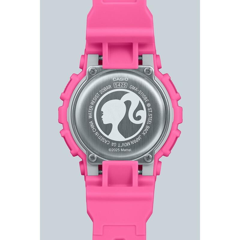 【2025年2月発売】G-SHOCK　Gショック　アナデジ バービー Barbie コラボ 限定モデル　GMA-S110BE-4AJR