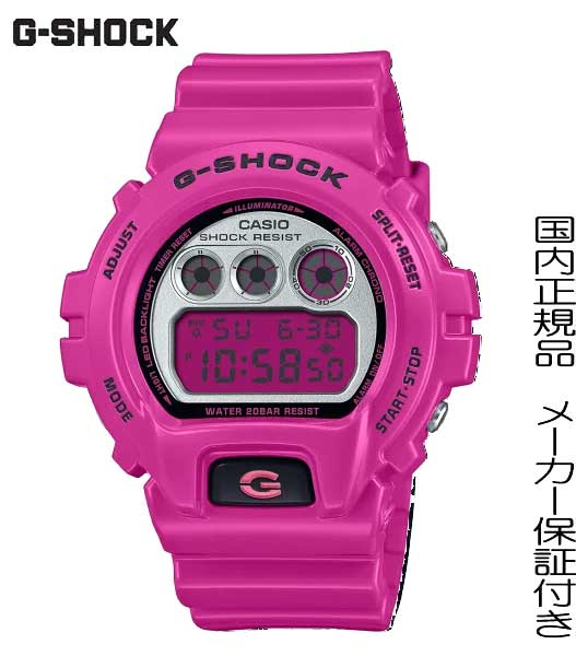 【2024年3月発売】G-SHOCK 2000年代に発売し、人気を博したカラーリングのDW-6900 CRAZY COLORS 2024「DW-6900RCS-4JF」 腕時計 メンズ