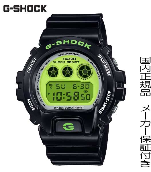 【2024年3月発売】G-SHOCK 2000年代に発売し、人気を博したカラーリングのDW-6900 CRAZY COLORS 2024「DW-6900RCS-1JF」 腕時計 メンズ