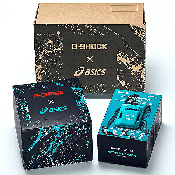 国内正規品 CASIO【Gショック】CASIO G-SHOCK × アシックス ASICS モーションセンサーセット Runmetrix ランニングウォッチ 腕時計 メンズ モバイルリンク 【GSR-H1000AS-SET】AE
