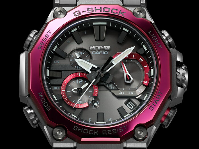 国内正規品G-SHOCK「Gショック」新たな耐衝撃構造の採用によりメタルデザインの進化と軽量化を達成したMTG-B2000が登場【MTG-B2000BD-1A4JF】