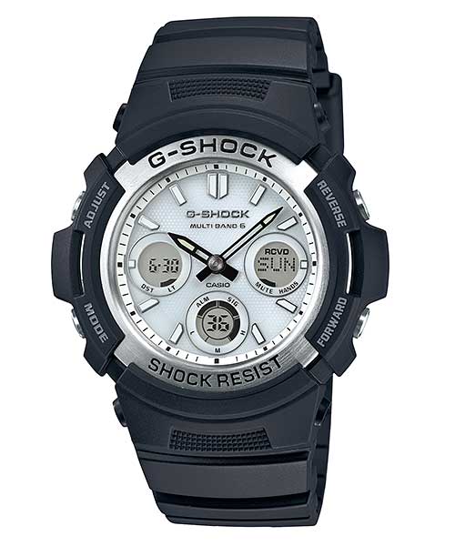 楽天金沢　時計職人の店　さかもと国内正規品G-SHOCK　電波ソーラー　デジアナ　ブラック　メンズ　腕時計　男性用　20気圧防水【AWG-M100S-7AJF】