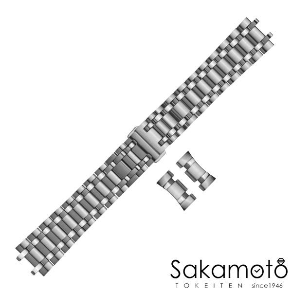 純正部品　HAMILTON　ハミルトン　American Classic　アメリカン クラシック　Railroad Smallsecond　レイルロード スモールセコンド　SS　ステンレス　メタルバンド　22ミリ　「H405150」対応　H695.405.100（H605.405.100）