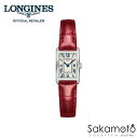 ロンジン 正規品ロンジンlongines「ドルチェヴィータ」【DolceVita】スクエアケース　【レディース】【女性用】クォーツ腕時計　バーガンディ革ベルト【L5.258.4.71.5】【L52584715】