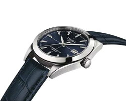 【キャッシュレス決済5%還元】【あす楽】国内正規品TISSOTティソ【ジェントルマン】シリコンひげゼンマイ80時間オートマチックモデル【自動巻き】【日本限定】【ブルー革バンド】【ブルー文字盤】【メンズサイズ】【T127.407.16.041.02】【T1274071604102】