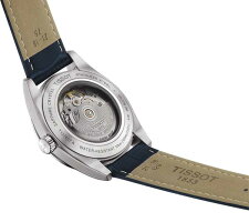 【キャッシュレス決済5%還元】【あす楽】国内正規品TISSOTティソ【ジェントルマン】シリコンひげゼンマイ80時間オートマチックモデル【自動巻き】【日本限定】【ブルー革バンド】【ブルー文字盤】【メンズサイズ】【T127.407.16.041.02】【T1274071604102】