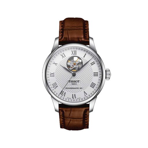 正規品TISSOT ティソ「ル・ロックル」 自動巻きデイト ホワイト文字盤 革ストラップ パワーマチック80搭載 オープンハート T006.407.16.033.01【T0064071603301】【土日祝日発送可能】 正規品TISSOT ティソ「ル・ロックル」 自動巻きデイト ホワイト文字盤 革ストラップ パワーマチック80搭載 オープンハート T006.407.16.033.01【T0064071603301】【土日祝日発送可能】