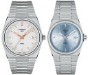 正規品TISSOT ティソ PRX ピーアールエックス 【40ミリ&35ミリ】【シルバー&ライトブルー】 クォーツ駆動(電池) 100m防水 ペアウォッチ 2本での価格 【T1374101103100&T1372101135100】【ウッドウォッチスタンドプレゼント中】