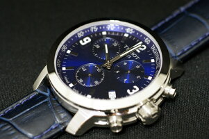 正規品TISSOTティソ2013新作NewPRC200クロノグラフ20気圧防水ブルー文字盤ブルー革ストラップT055.417.16.047.00【smtb-m】送料無料【あす楽】
