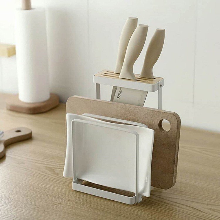 包丁立て まな板スタンド 包丁ラック まな板 ラック ホルダー タワー 北欧 おしゃれ 木製 包丁ス