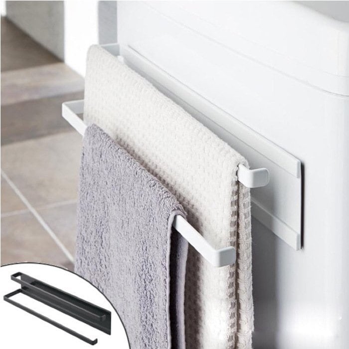 タオルハンガー マグネット バスタオル掛け 洗濯機 洗面所 物干し バスタオルハンガー バスルーム