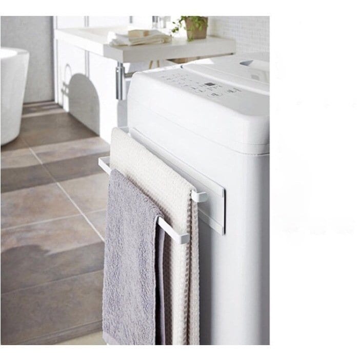 さかもとストアのタオルハンガー マグネット バスタオル掛け 洗濯機 洗面所 物干し バスタオルハンガー バスルーム｜アングル3