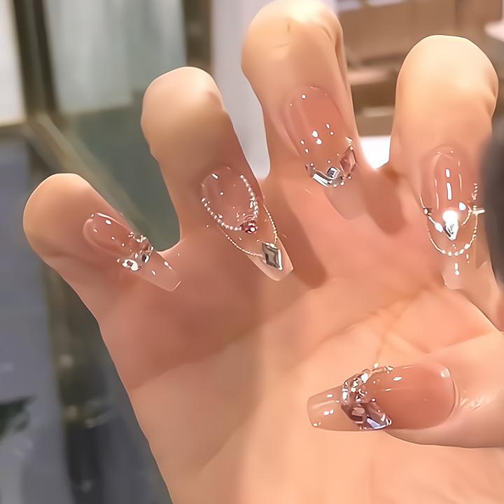 安くなりました！ネイルパーツ メタルボールパーツ 美甲用メタルボールパーツセット サイズ入り 全 色 ..