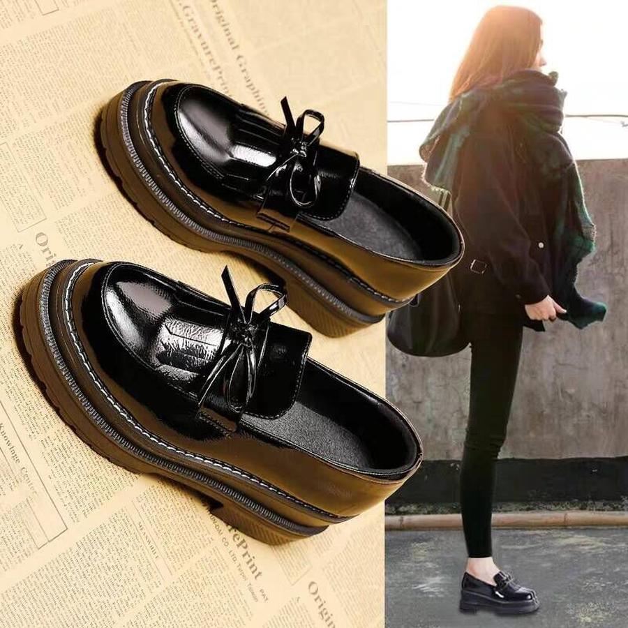 【 (個)ごとに 円割引】厚底シューズ 秋冬 厚底靴 美脚百掛けローファー レディース 韓国ファッションウェッジソール 通勤ファー靴 夏 パンプス ローヒール春...