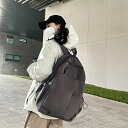 リュック シンプルなコンピュータバックパック通学キャンバスショルダーバッグメンズとレディース