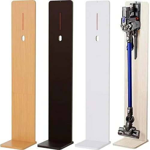 さかもとストアのクリーナースタンド 木製 ダイソン スタンド スリム コードレスクリーナー収納ラック クリーナーラック 掃除機ラック 掃除機スタンド 壁掛け収納スタンド ダイソンラック スリムクリーナースタンド｜アングル2