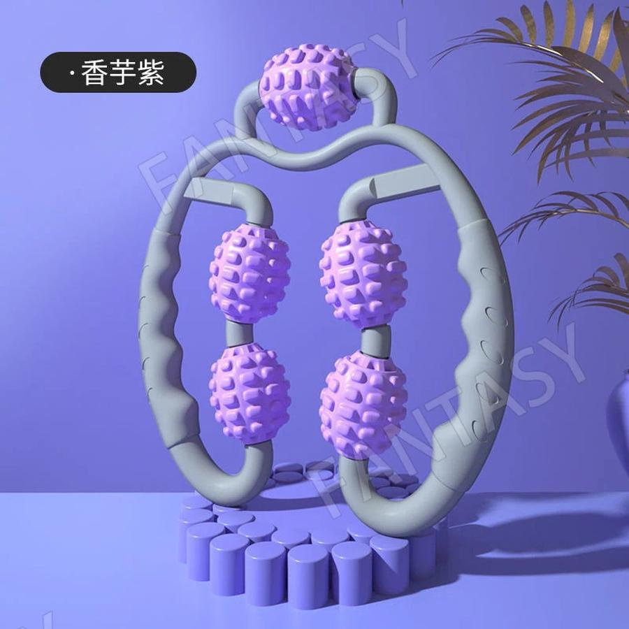 【器具 マッサージローラー を改善むくみ解消腰足 むくマッサージ 筋膜ローラー 筋膜リリース むくみと..