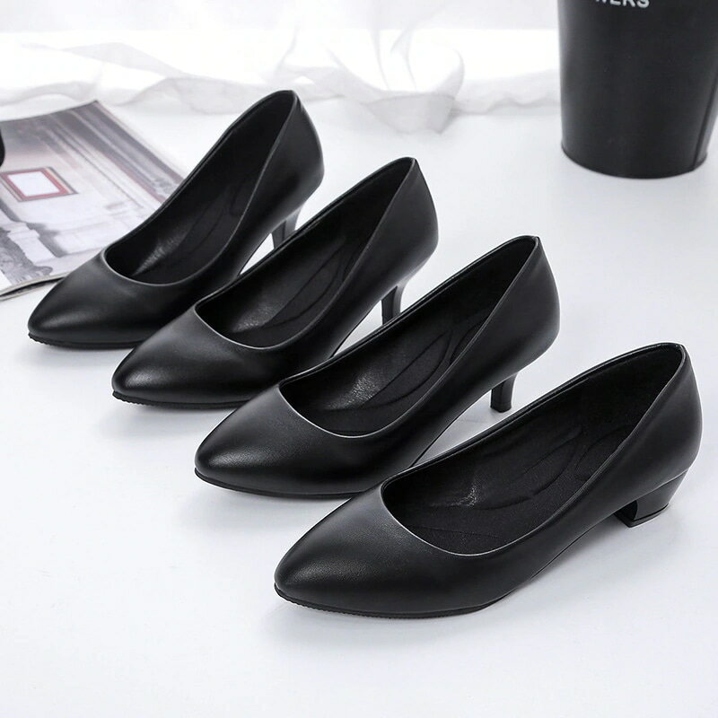 春 夏 パンプス ローヒールヒール ローヒール パンプス 痛くない フォーマル 黒 ビジネス 通勤 レディース 韓国ファッション