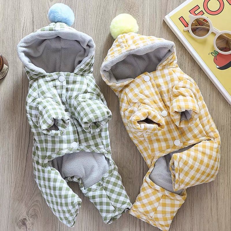 新作 秋冬の犬服 テディボーミペットのコキシナレビーベア愛らしい 犬猫服秋冬服 パープル セーター 可..