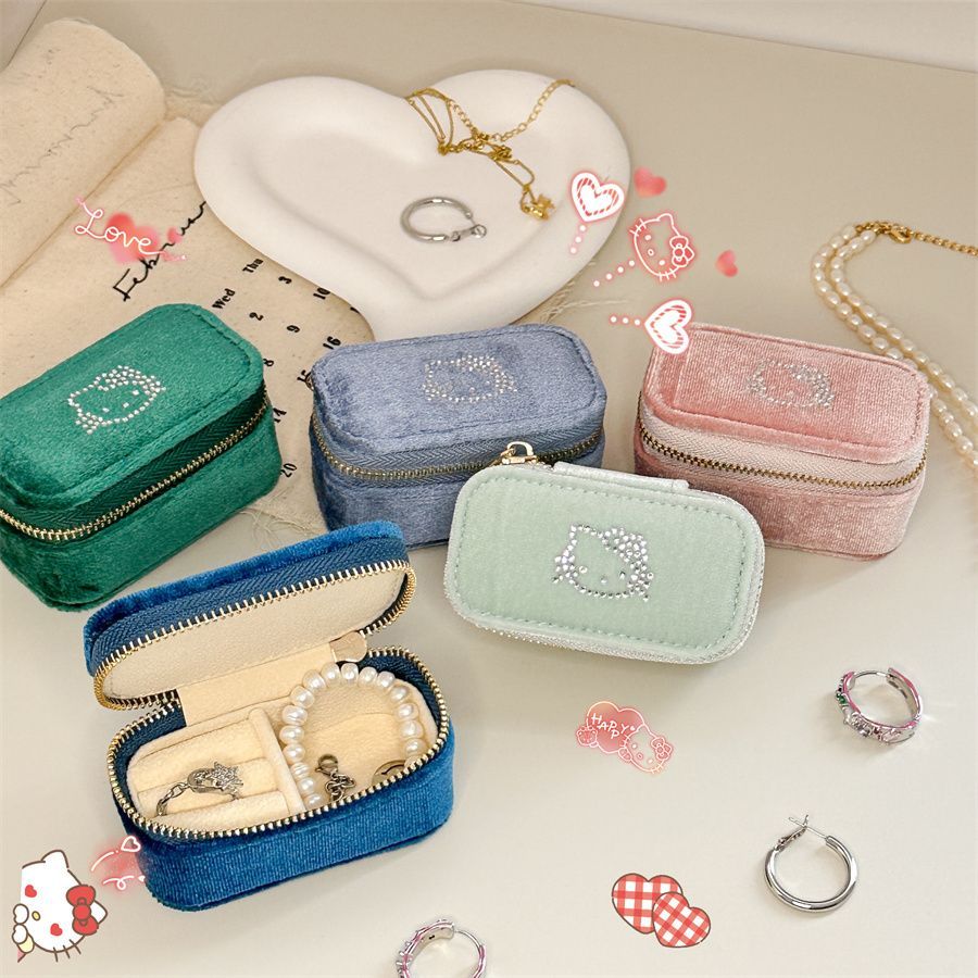 ジュエス 収納 マカロンジュエリーオーガナイザー ラインストーン